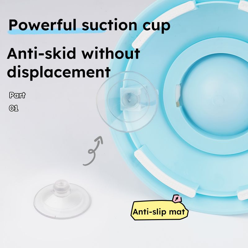 Pet Slow Feeder Bowl with Food Dispenser, Non-Slip, Universal Puzzle Feeder for Cats and Dogs - Yellow - Image 3