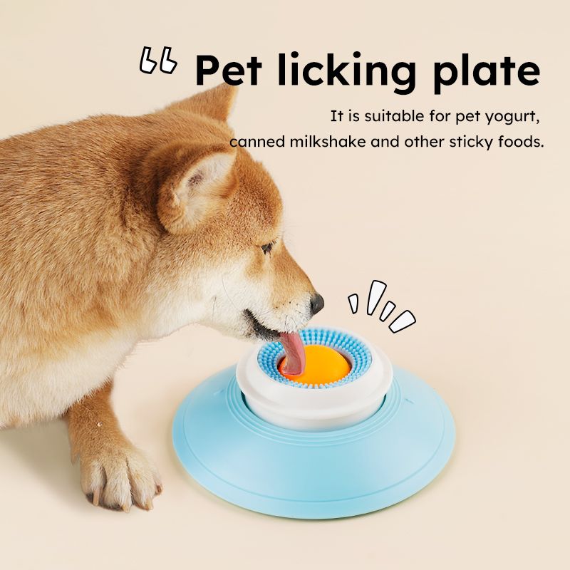 Pet Slow Feeder Bowl with Food Dispenser, Non-Slip, Universal Puzzle Feeder for Cats and Dogs - Yellow - Image 7