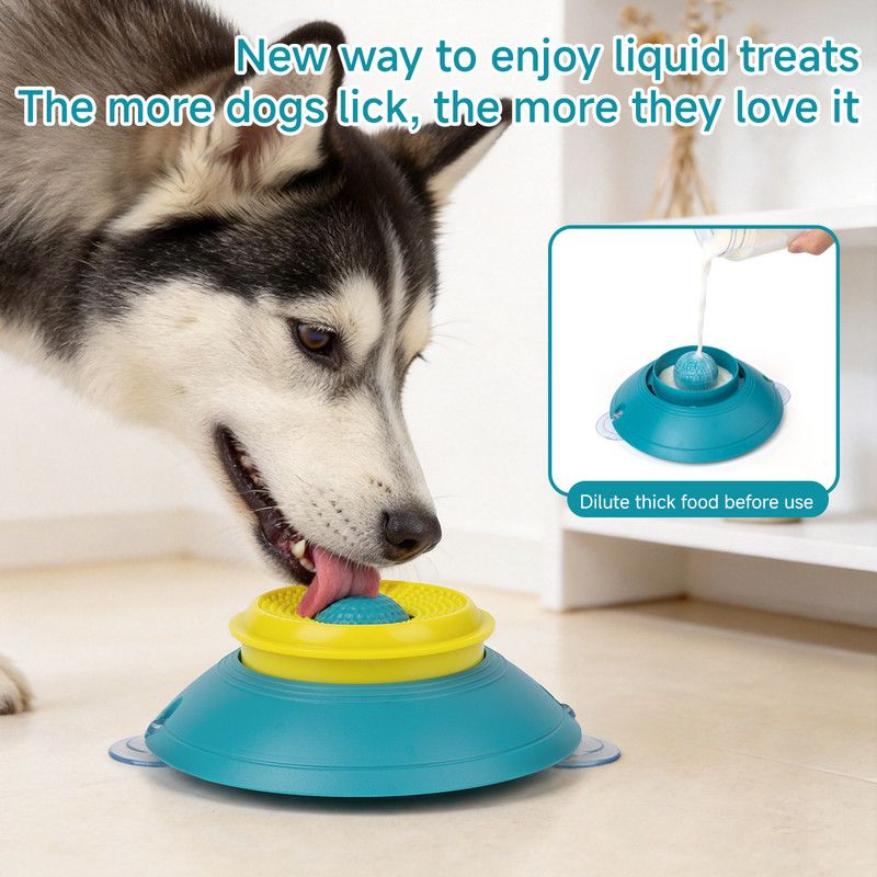 Slow Feeder Lick Bowl, Universal for Cats and Dogs, a Fun and Stimulating Feeding Tool - Red - Image 8