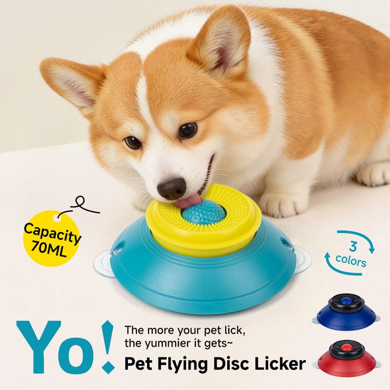 Slow Feeder Lick Bowl, Universal for Cats and Dogs, a Fun and Stimulating Feeding Tool - Green - Image 3
