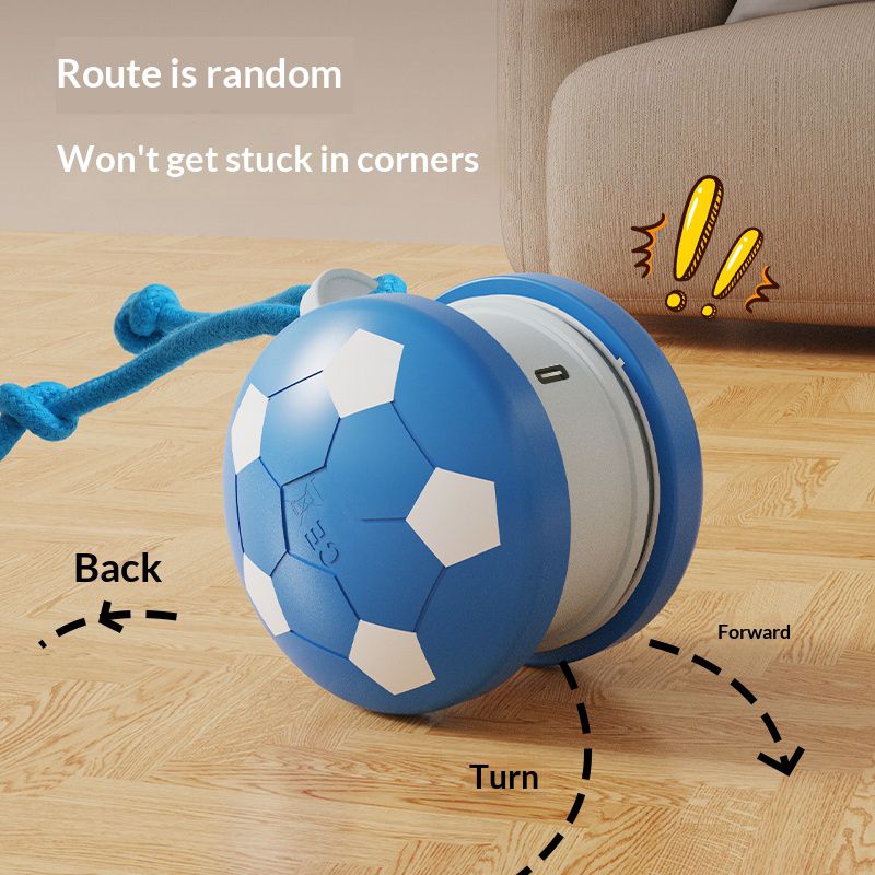 Smart Self-Rolling Pet Toy, Durable Chew Ball for Cats and Dogs to Keep Themselves Entertained - Orange - Image 5