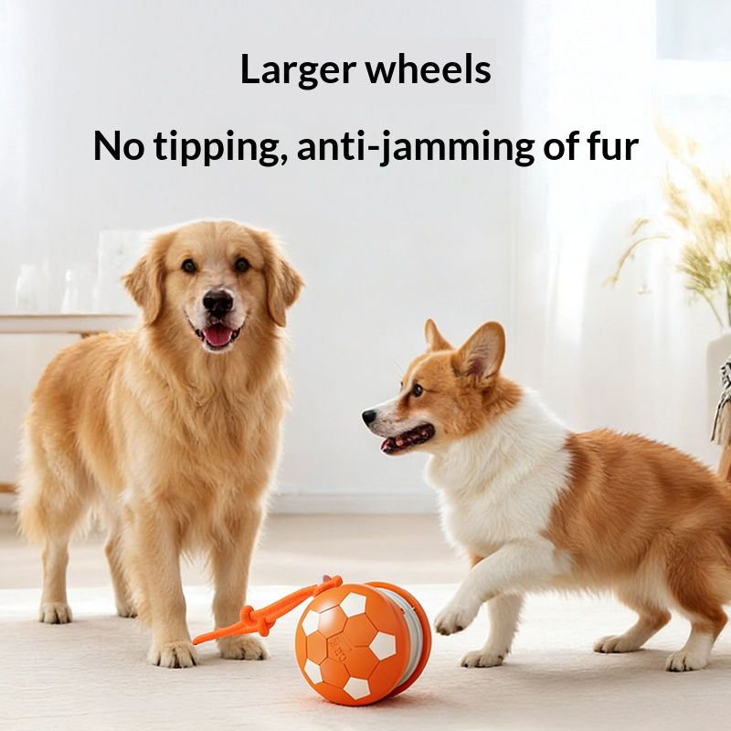 Smart Self-Rolling Pet Toy, Durable Chew Ball for Cats and Dogs to Keep Themselves Entertained - Blue - Image 4