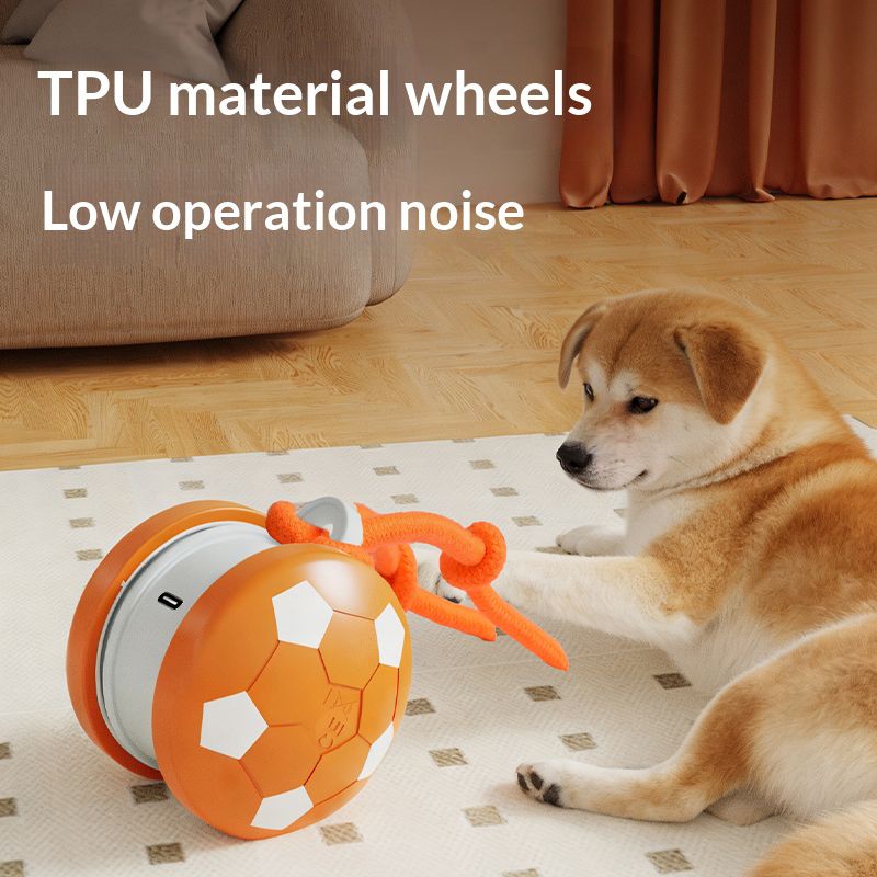 Smart Self-Rolling Pet Toy, Durable Chew Ball for Cats and Dogs to Keep Themselves Entertained - Blue - Image 6