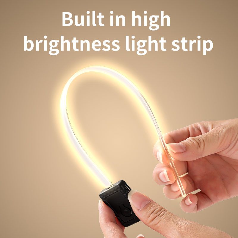 Pet LED Light-Up Collar, Large, Adjustable, USB Rechargeable, for Cats and Dogs, Nighttime Anti-Lost - Pink - Image 2