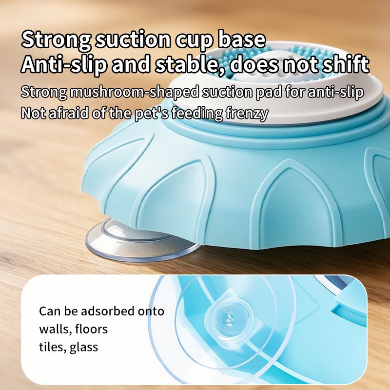 Slow Feeder Bowl for Pets, Non-Slip Puzzle Feeder for Cats and Dogs - Pink - Image 6