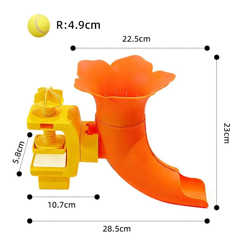 Automatic Pet Ball Launcher, Tennis Ball Launcher, Interactive Pet Toy to Keep Your Pet Entertained - Red - Image 5