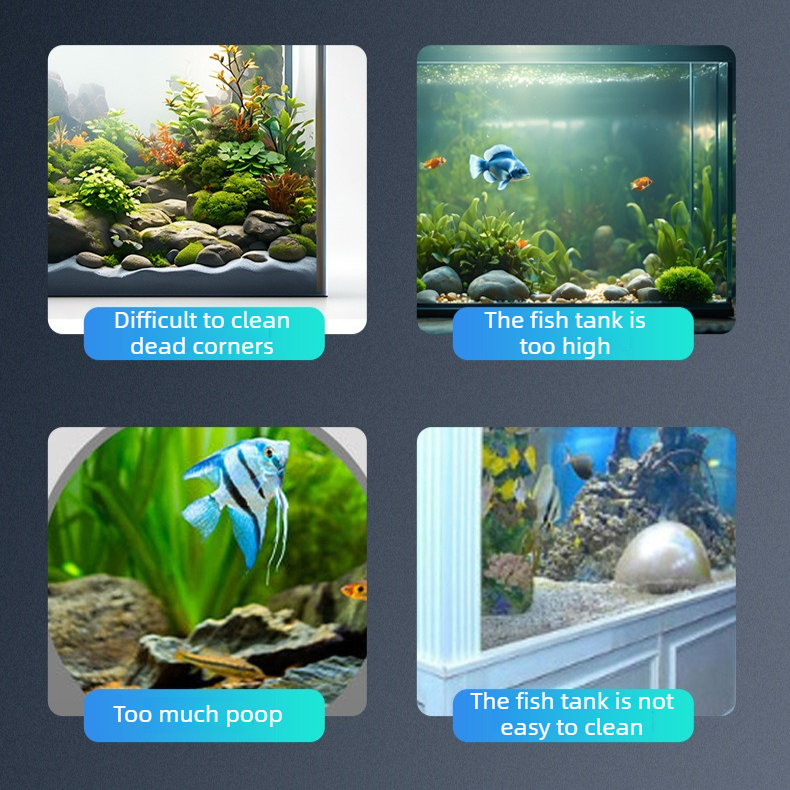 3-in-1 Aquarium Water Change Tool: Sand Cleaning / Waste Removal / Water Change, Siphon Pump - 1.9 m - Image 6