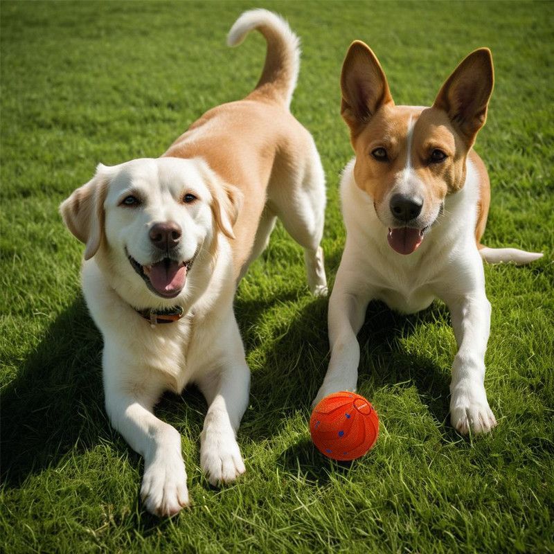 Smart Interactive Dog Toy Ball, Auto-Bouncing and Spinning, E-TPU Bite-Resistant and Rechargeable - Gray - Image 8