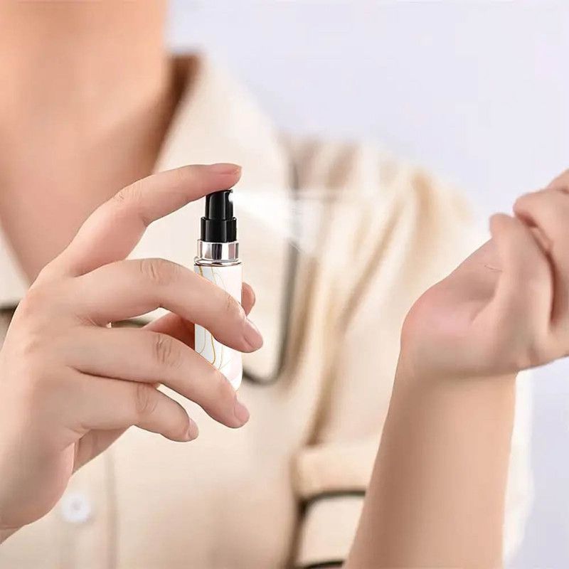 3-Pack - 5ml Portable Perfume Sample Bottles, Bottom-Fill Leak-Proof Travel Spray Bottles - Pink - Image 3