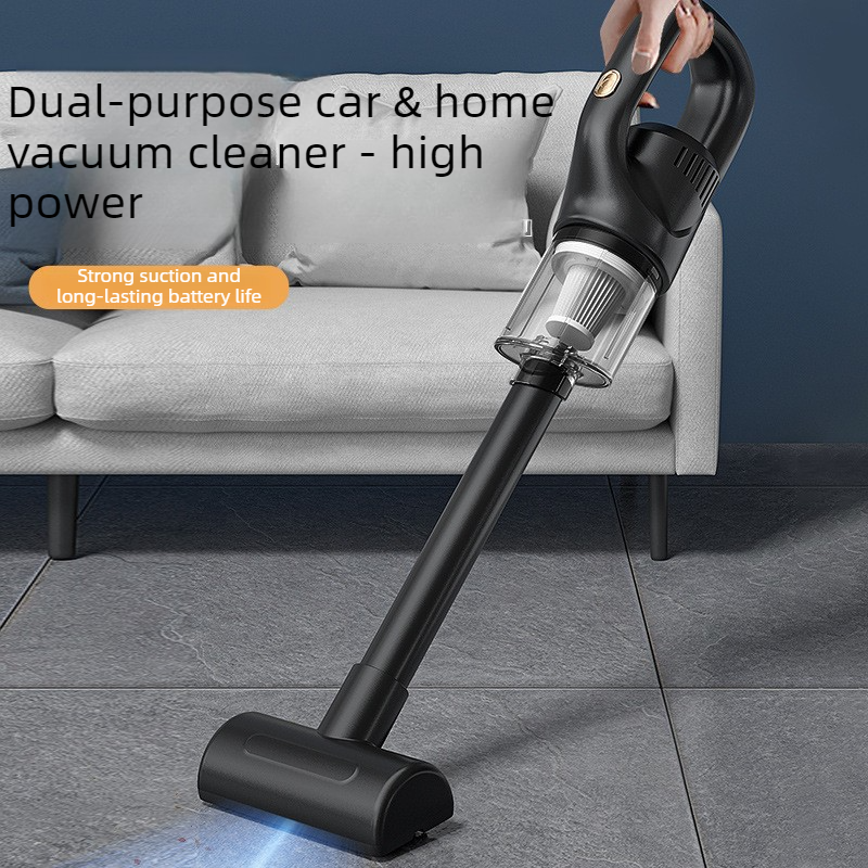 Portable Cordless Handheld Vacuum, High-Power Rechargeable Cleaner with Multiple Nozzles - Green - Image 4