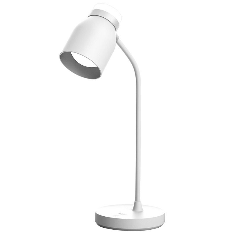 White Dimmable LED Night Light, Flicker-Free and Blue Light-Free, Cordless and Plug-in Dual-Purpose Desk Lamp - Image 1