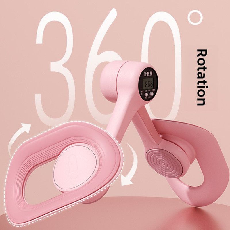 Blue - Multifunctional Thigh Master Trainer with Calorie & Time Counter, Home Kegel Exerciser for Inner Thighs, Buttocks, and Arms - Image 2