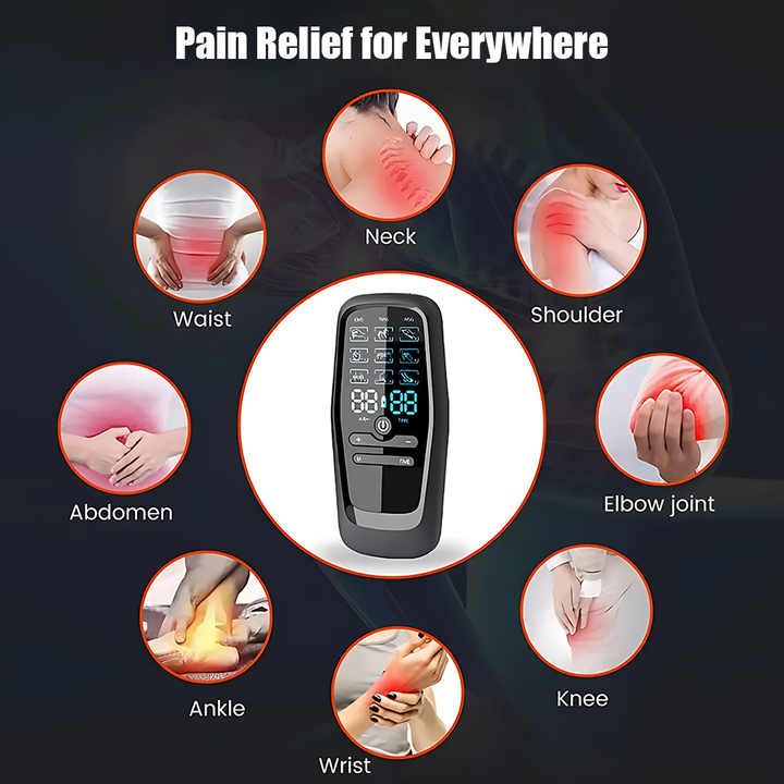 Portable Digital Massage Therapy Machine, USB Rechargeable Dual User Electric Pulse Massager for Neck Waist Knee Joint Soreness - Image 5