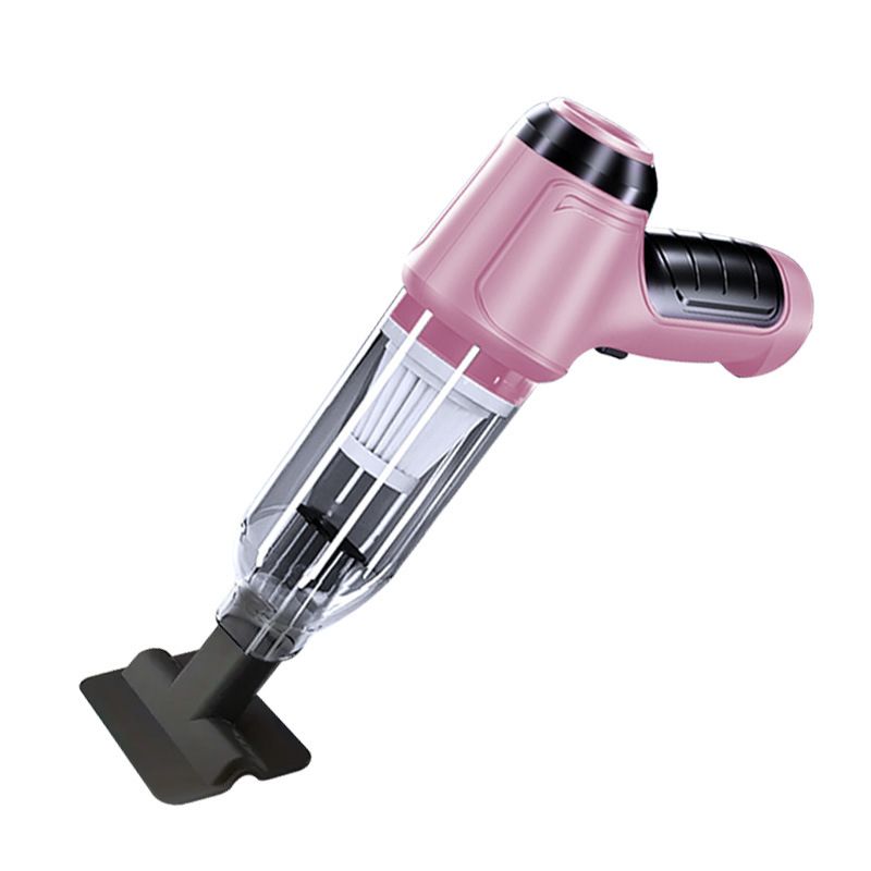 3-in-1 Cordless Handheld Vacuum Cleaner, Multifunction Car and Home Blower and Vacuum for Pet Hair, Window, and Keyboard Cleaning - Pink - Image 1