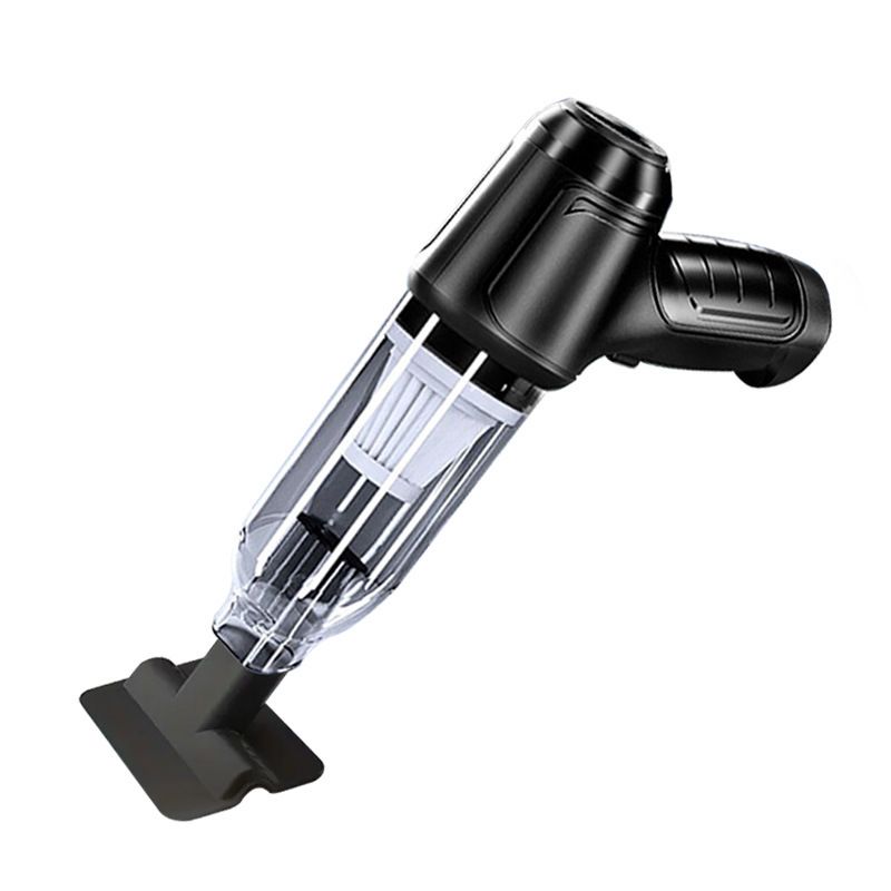 3-in-1 Cordless Handheld Vacuum Cleaner, Multifunction Car and Home Blower and Vacuum for Pet Hair, Window, and Keyboard Cleaning - Black - Image 1