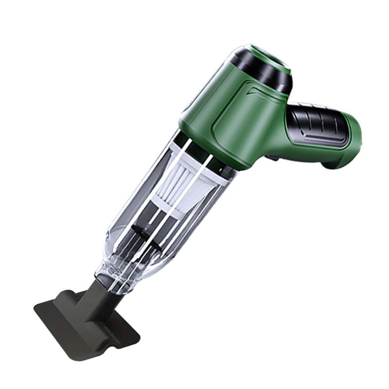 3-in-1 Cordless Handheld Vacuum Cleaner, Multifunction Car and Home Blower and Vacuum for Pet Hair, Window, and Keyboard Cleaning - Green - Image 1