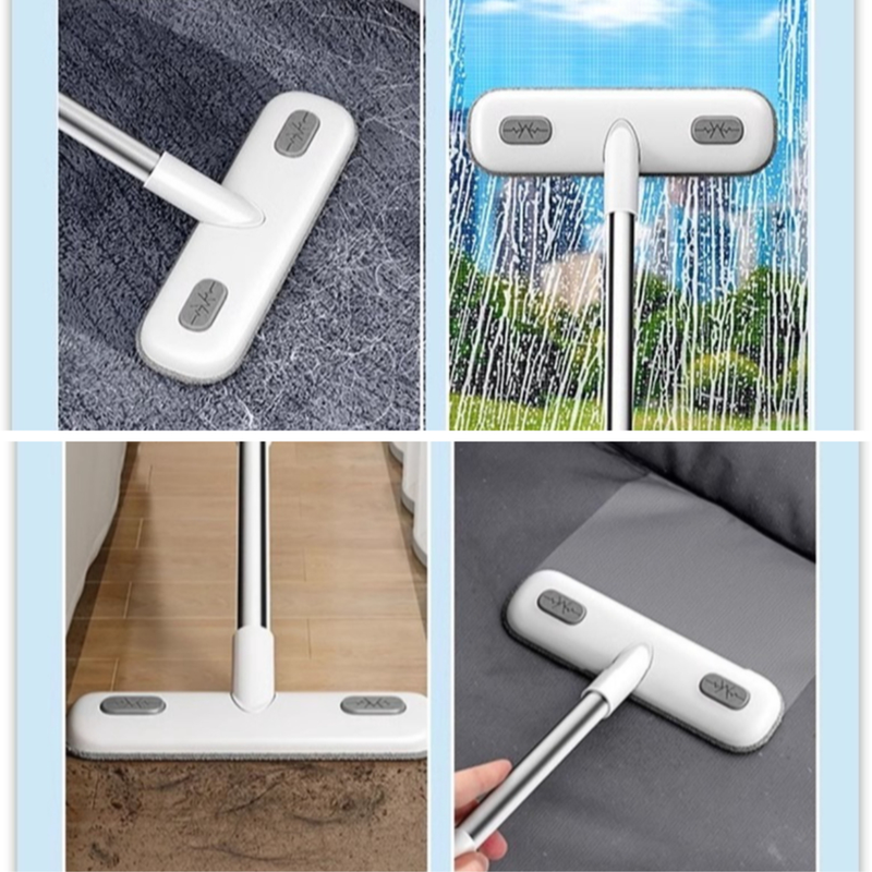 Extendable Window Screen Cleaning Brush , Wet Dry Use Screen Wiper for High-rise Window Carpet Sofa Pet Hair Cleaning - Image 4