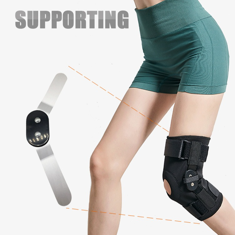Hinged Metal Knee Brace with Removable Side Stabilizers, ACL Injury, Sports Workout & Joint Pain Relief-XL - Image 8