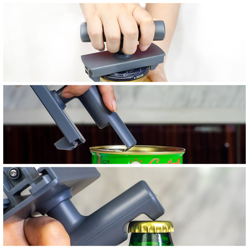 Multi-Function Jar Opener, Adjustable Non-Slip Lid Opener for 20mm-100mm Caps, ABS & Stainless Steel, Easy to Use - Green - Image 6