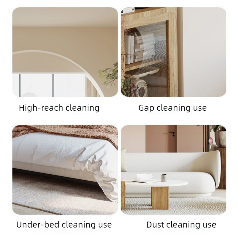 Chenille Duster, Strong Absorption & Dust Trapping Cleaning Brush, Reusable for Home, High Places, Crevices, and Under-Bed Cleaning - Blue - Image 6