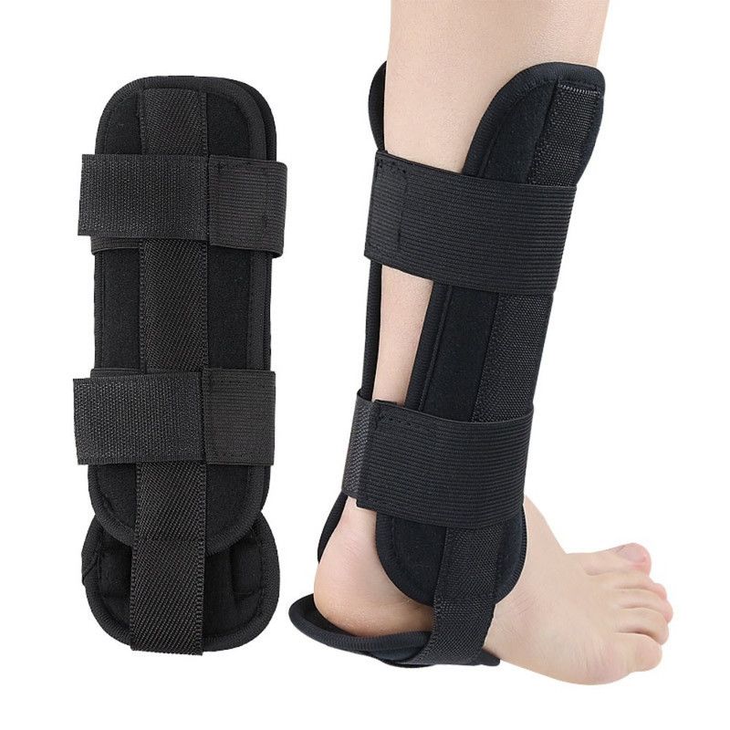 Adjustable Ankle Brace, Breathable Stabilizer Splint for Sprain Recovery & Sports Protection - Black L - Image 3