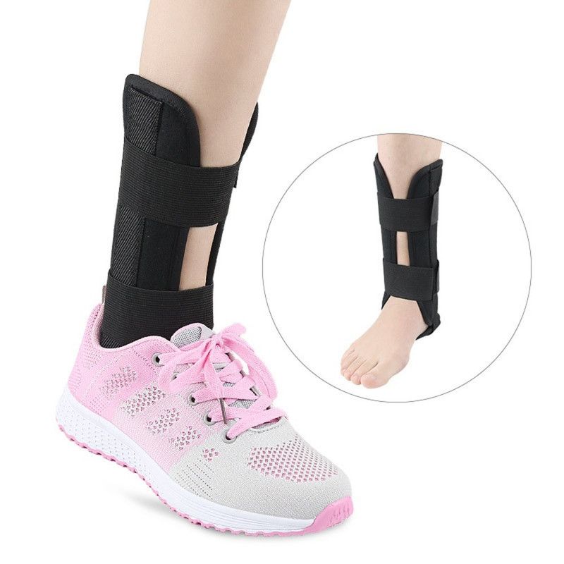 Adjustable Ankle Brace, Breathable Stabilizer Splint for Sprain Recovery & Sports Protection - Black M - Image 6