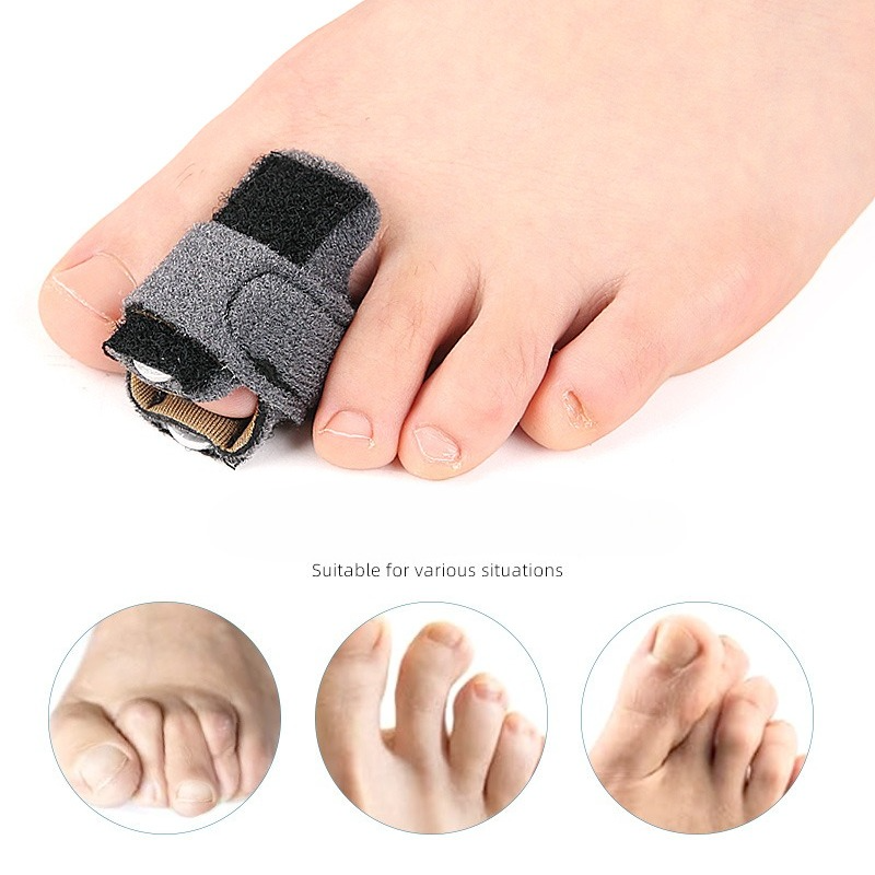 Adjustable Toe Splint Wraps, Hammer Toe Corrector for Curled/Claw Toes, Aluminum Brace Support for Daily Wear (2PCS) - Image 4