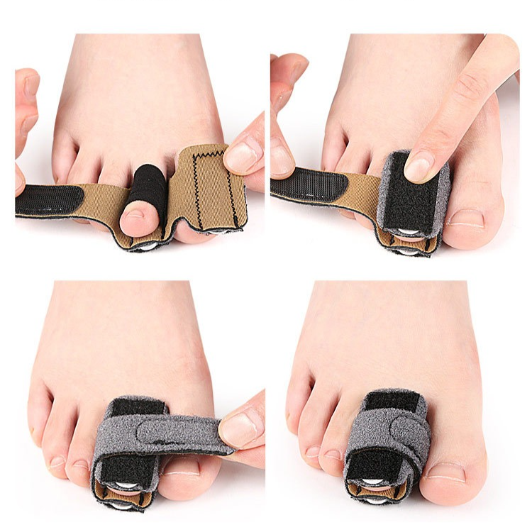 Adjustable Toe Splint Wraps, Hammer Toe Corrector for Curled/Claw Toes, Aluminum Brace Support for Daily Wear (2PCS) - Image 7