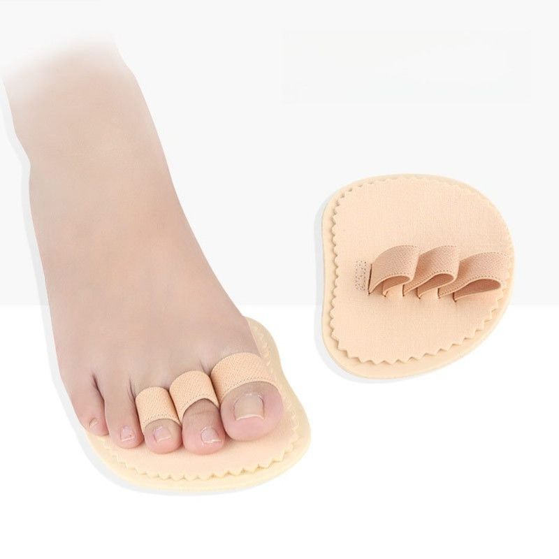 3-Hole Toe Corrector Pads, Bunion & Overlapping Toe Straightener, Hammer Toe EVA Cushion Inserts (1 Pair) - Image 1
