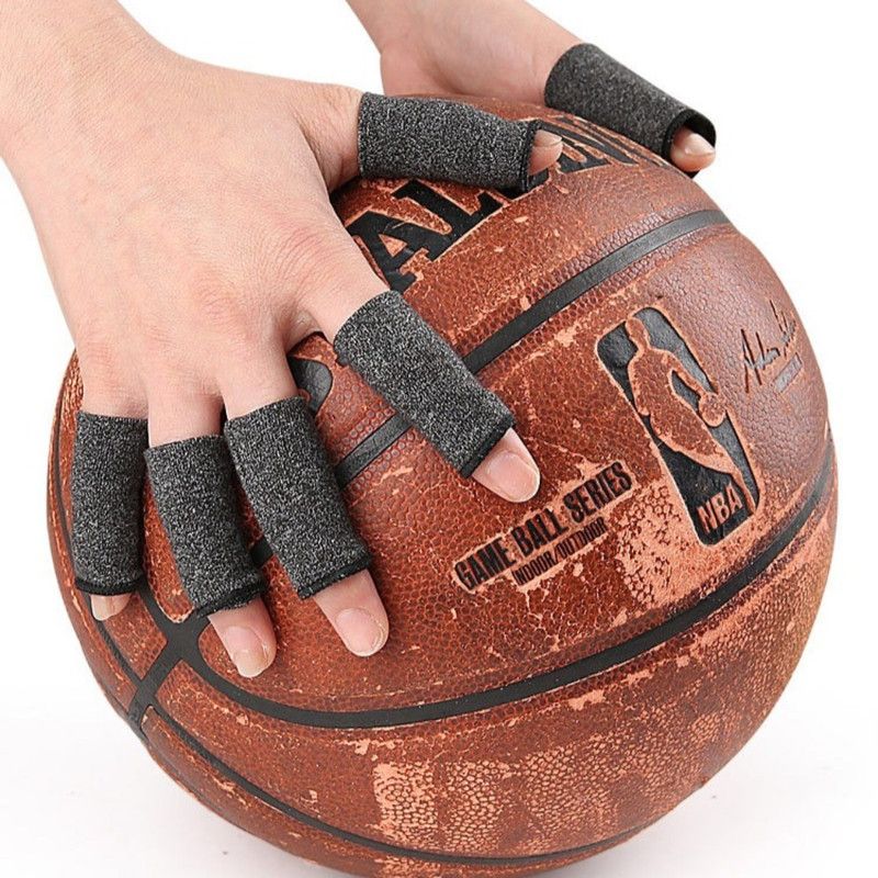 10PCS Elastic Compression Finger Sleeves, Breathable Support Protectors for Sports & Daily Use-L - Image 5