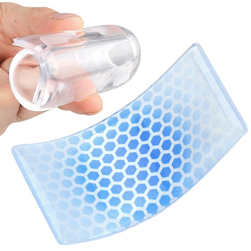 2PCS Self-Adhesive Gel Pads for Ski Boots, Anti-Friction Shock Absorbing Liners, Reusable & Washable - Image 4