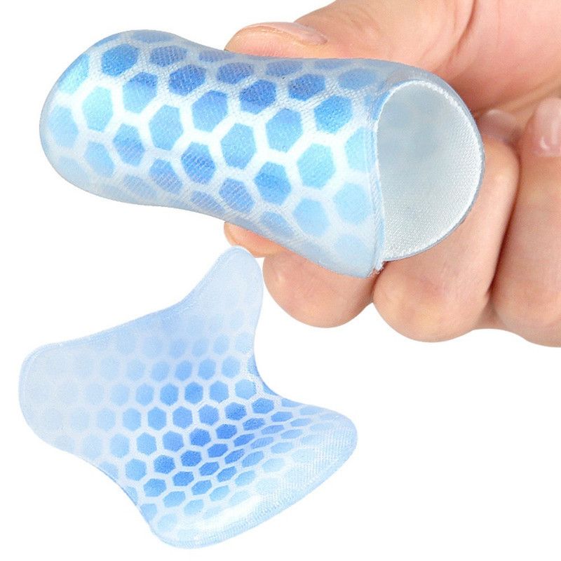 2PCS Gourd-Shaped Gel Pads for Ski Boots, Self-Adhesive Shock Absorbing Heel Liners, Reusable & Washable - Image 5