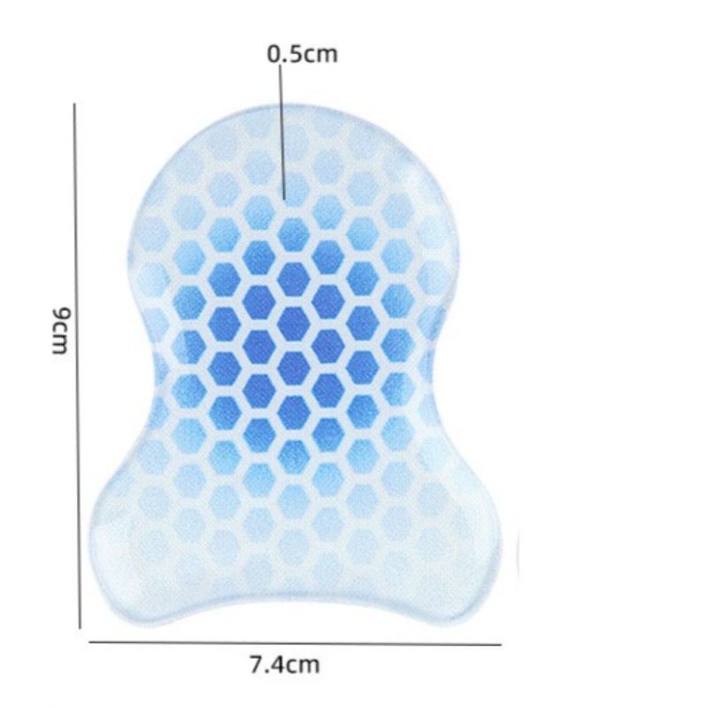 2PCS Gourd-Shaped Gel Pads for Ski Boots, Self-Adhesive Shock Absorbing Heel Liners, Reusable & Washable - Image 8