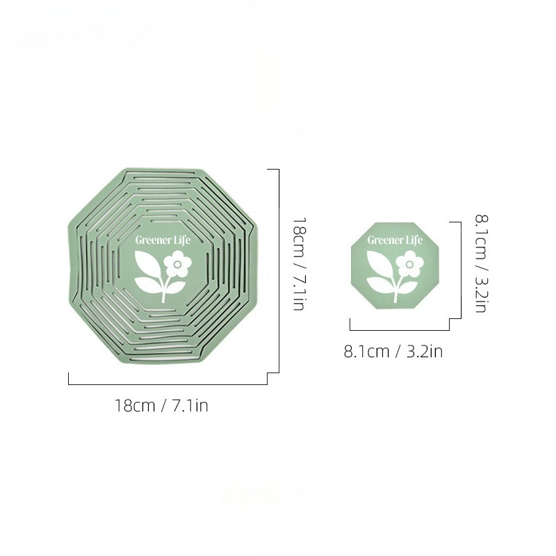 2-in-1 Transformable Silicone Coaster Carrier, Foldable Reusable Wine, Milk Tea, and Beverage Carry Bag & Heat Mat Gift - Pink - Image 2