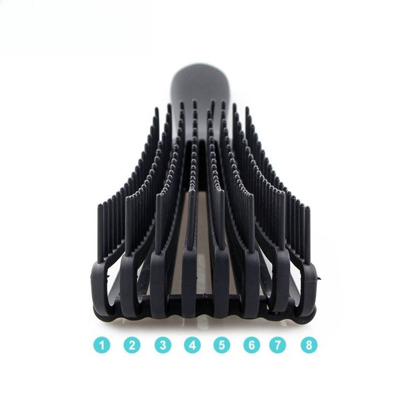 Adjustable 8-Claw Detangler Hair Brush, Hollow Curved Vent Brush for Wet and Dry Hair Styling and Massage - Green - Image 4