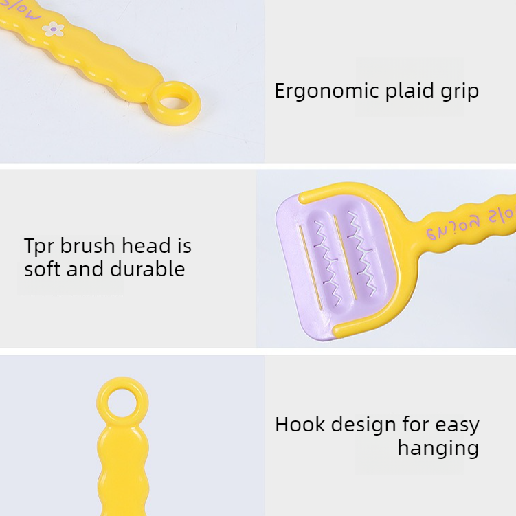 Multi-Functional Toilet Gap Cleaning Scraper, Long-Handled, Hands-Free Bathroom Hard-to-Reach Corner Cleaner, Clamp Cleaning Tool—Yellow - Image 4