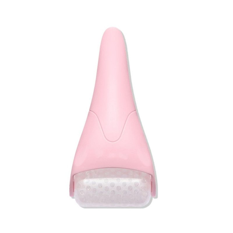 Detachable Ice Roller Facial Massager, Cooling Ice Bead Roller for Skin Soothing and Pore Minimizing, Full-Body Cold Massage Tool—Pink - Image 1