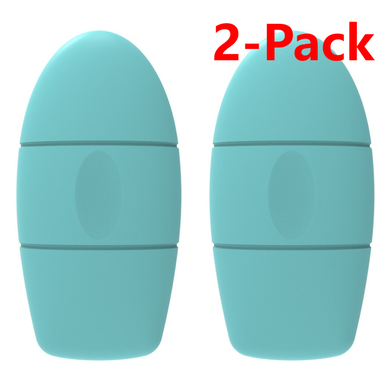 2-Pack - 2-in-1 Dual-Head Ice Beauty Device, Cold Compress Lifting and De-Puffing Skincare Tool for Home Use - Cyan - Image 1