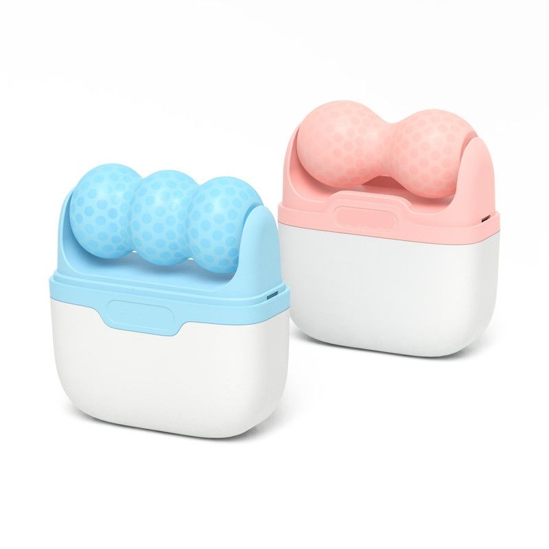 Double-Sided Dual Ice Roller Beauty Device, Household Cold Compress Roller, Lifting and De-Puffing Full-Body Massager—Pink - Image 5
