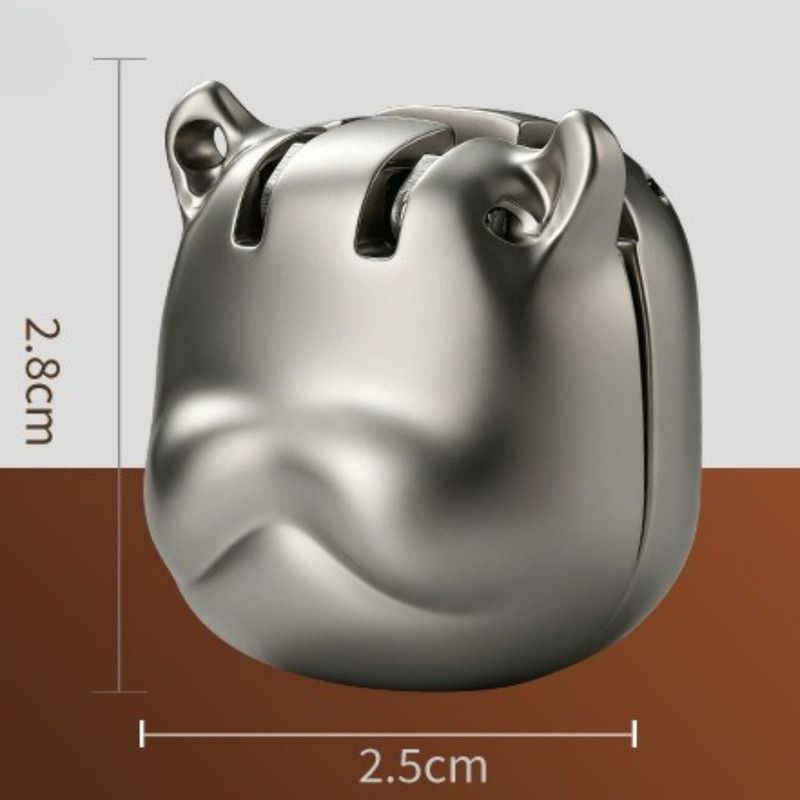 Cartoon Puppy Mini Folding Nail Clipper, Thick Stainless Steel Portable Anti-Splash Travel Nail Cutter—Dark Gray - Image 7