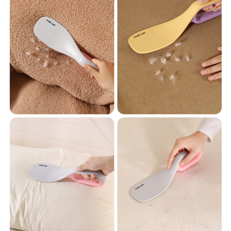 Multi-Function Mattress Lifting Tool, Labor-Saving Bed Sheet Tucking Helper, Double-Sided Static Lint Remover Brush—Yellow - Image 5