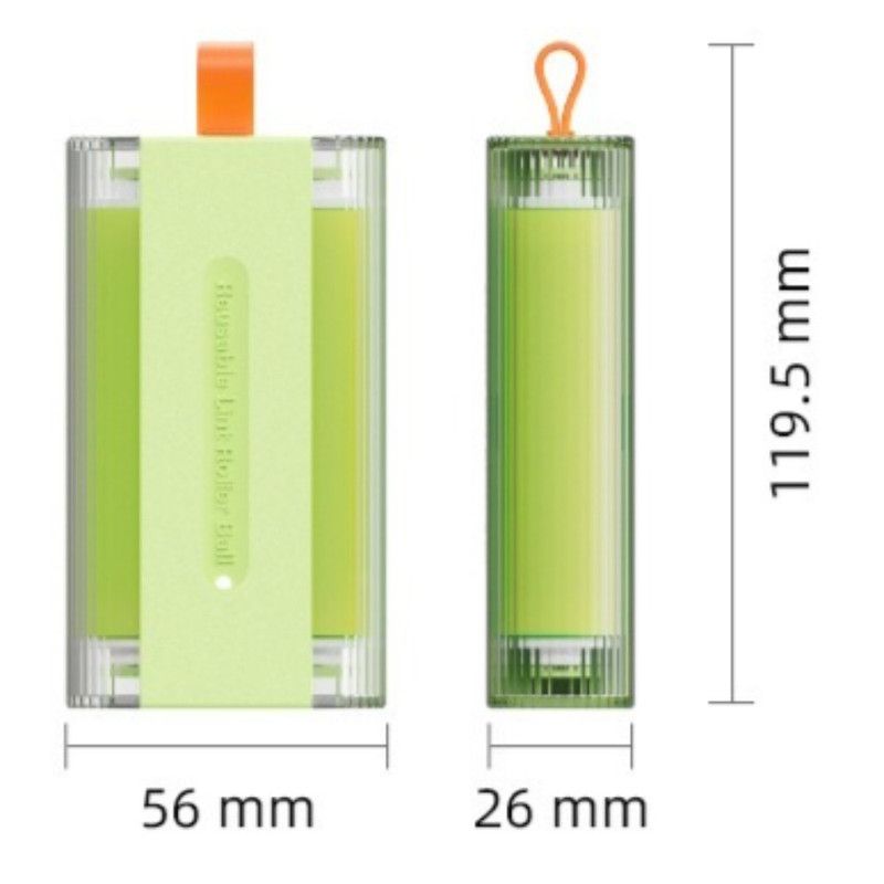 Double Roller Washable Lint Remover with Dust Cover, Portable Reusable Pet Hair and Dust Sticky Roller—Purple - Image 6