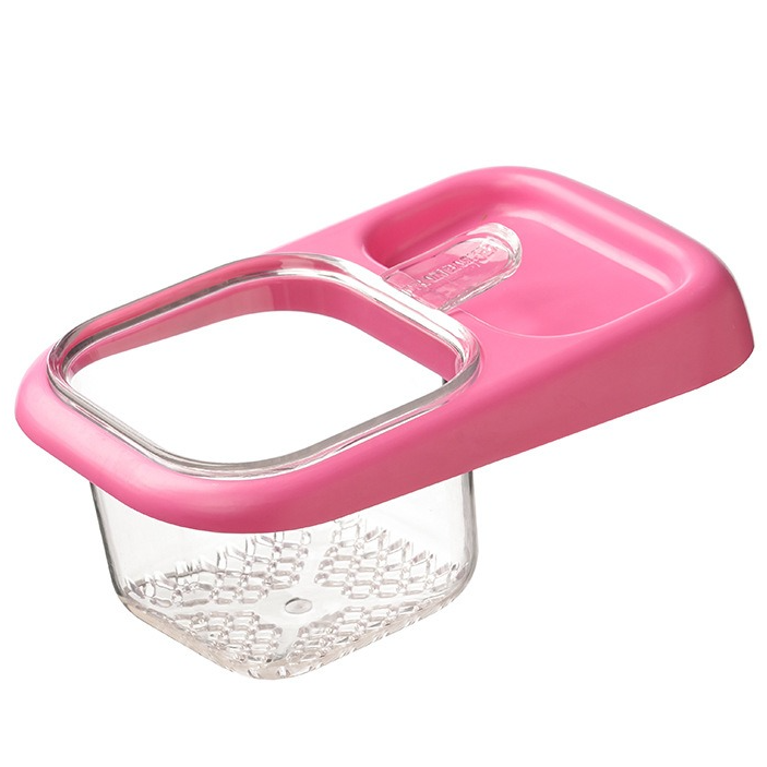 Sink Filter Drain Basket, Kitchen Wet/Dry Separation Food Residue Collector, Multi-function Storage Rack - Pink - Image 1