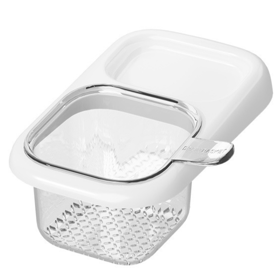 Sink Filter Drain Basket, Kitchen Wet/Dry Separation Food Residue Collector, Multi-function Storage Rack—White - Image 1