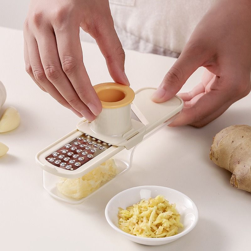 3-in-1 Multi-Functional Stainless Steel Slicer, Shredder, and Grinder—Green - Image 5