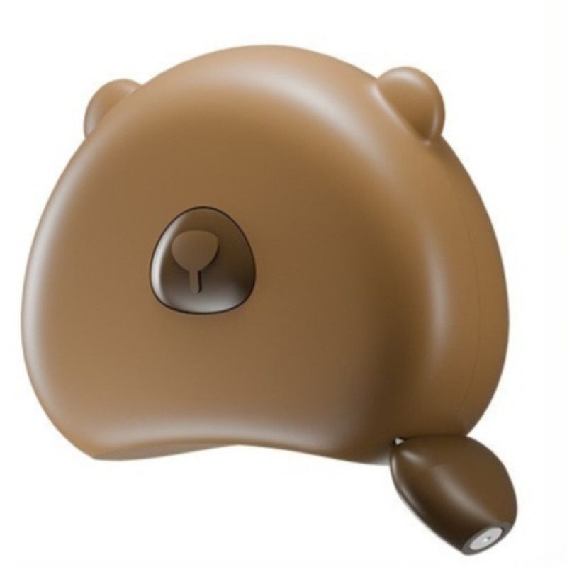 Bear Magnetic Retractable Tape Measure, Portable Body Measuring Ruler for Bust, Waist, and Hips—Brown - Image 1