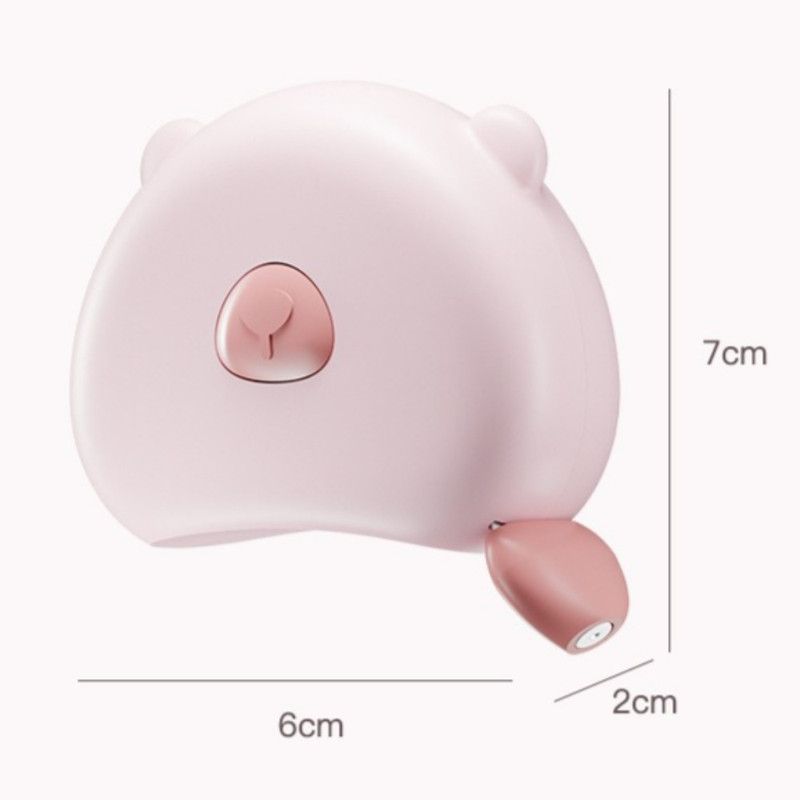 Bear Magnetic Retractable Tape Measure, Portable Body Measuring Ruler for Bust, Waist, and Hips—Pink - Image 8