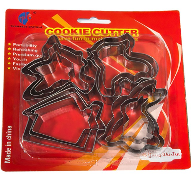Stainless Steel Cookie Cutter Sets, DIY Press Baking Molds for Homemade Cookies & Pastries—Animal Shapes, 12-Piece Set - Image 1