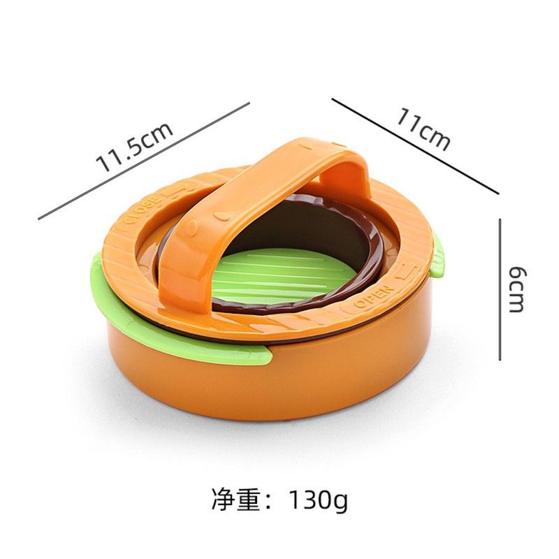 Detachable Hamburger Patty Press Mold, Homemade Beef Burger Maker DIY Kitchen Tool—White - Image 8