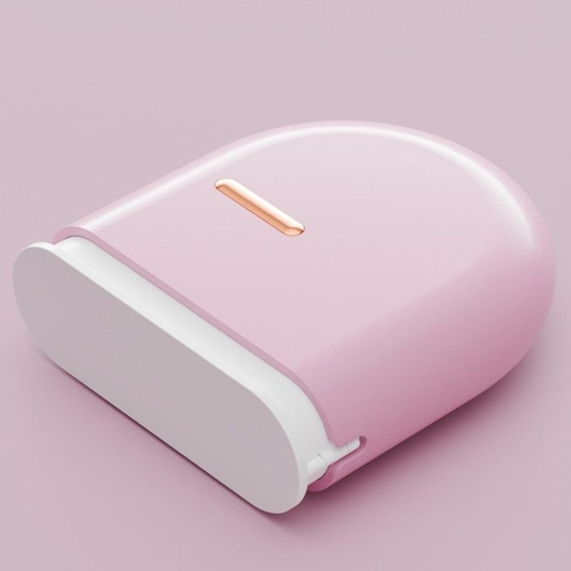 Portable Ventilated Retainer Case, Orthodontic Invisible Braces & Denture Storage Box with Tool Compartment—Pink - Image 1